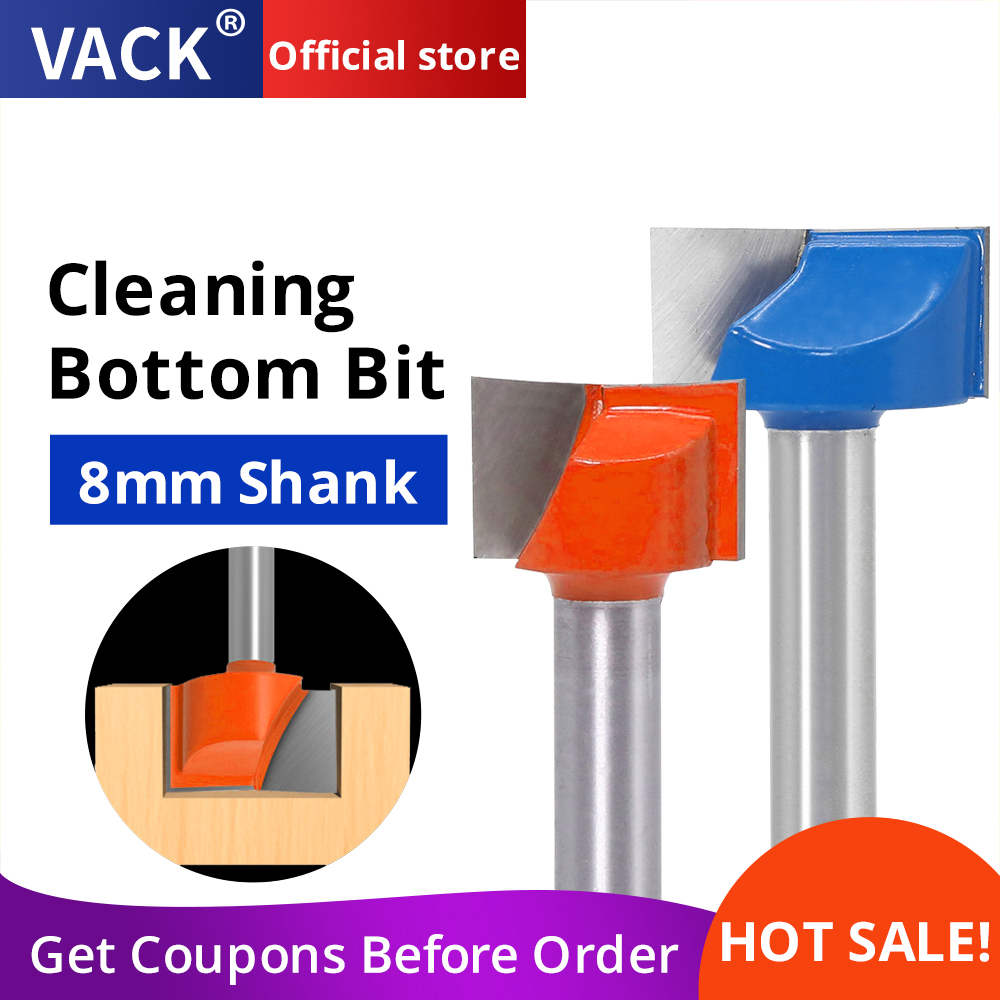 Workshop Cleaning Tools - VACK 6/8mm Shank Cleaning Bottom Bit