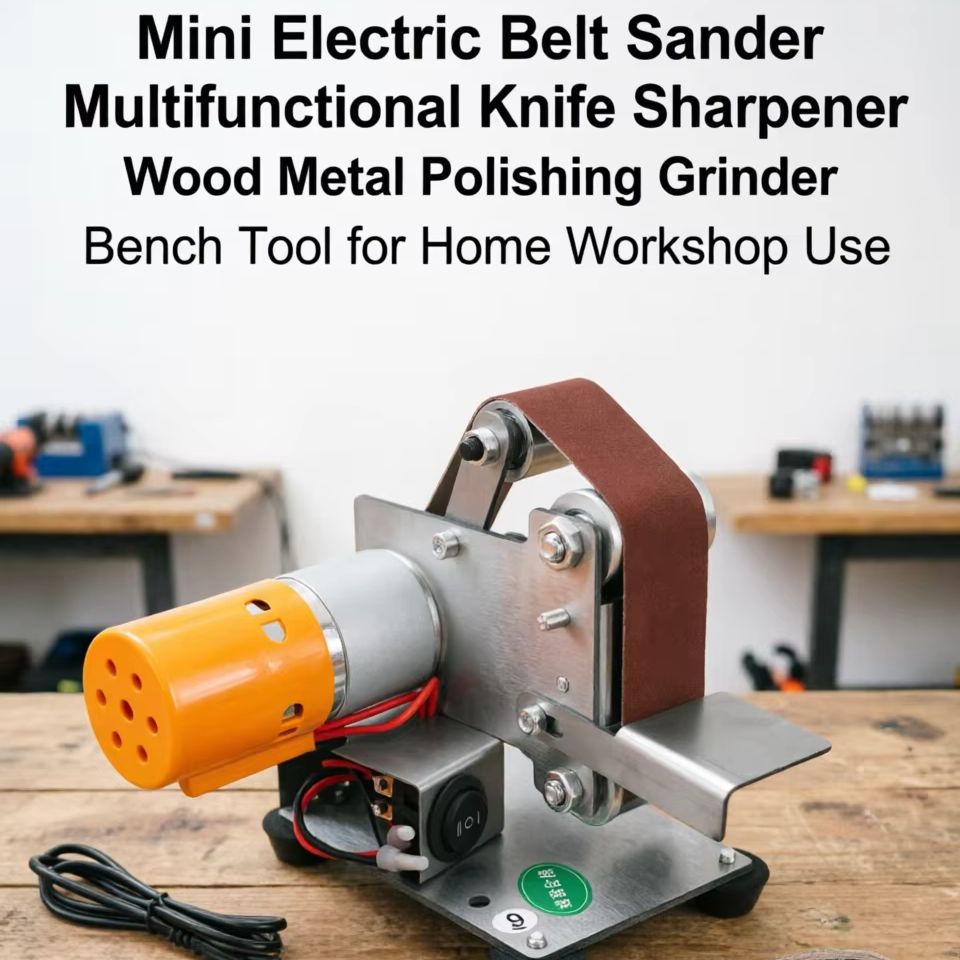 Workshop Tools Knife Sharpener - Mini Electric Belt Sander Multifunctional Knife