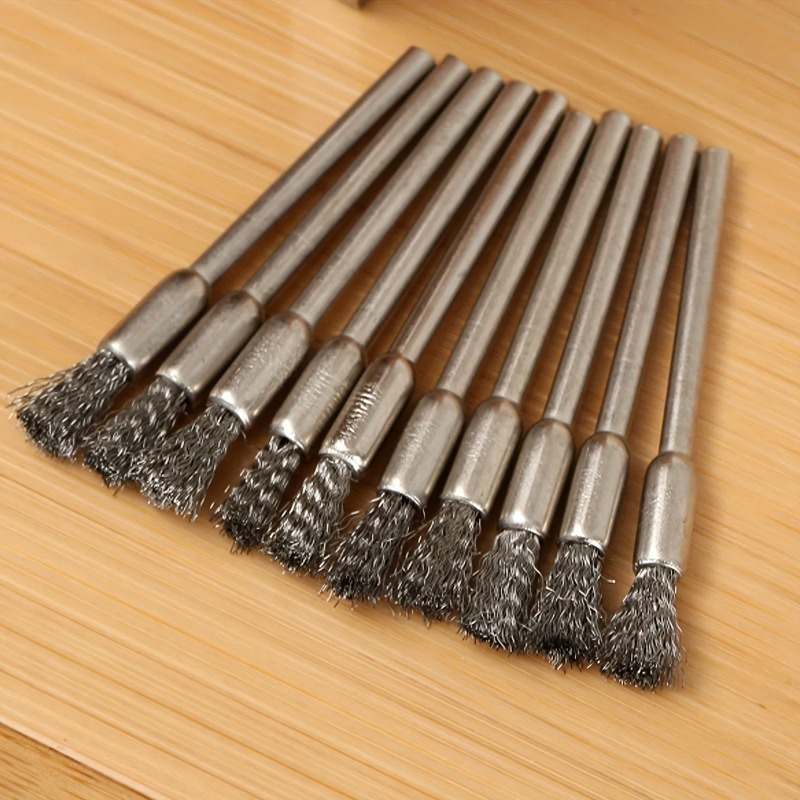 10Pcs Stainless Steel Wire Bru - Workshop Cleaning Tools ulasan dan harga