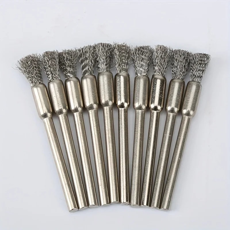 10Pcs Stainless Steel Wire Bru - Workshop Cleaning Tools ulasan dan harga