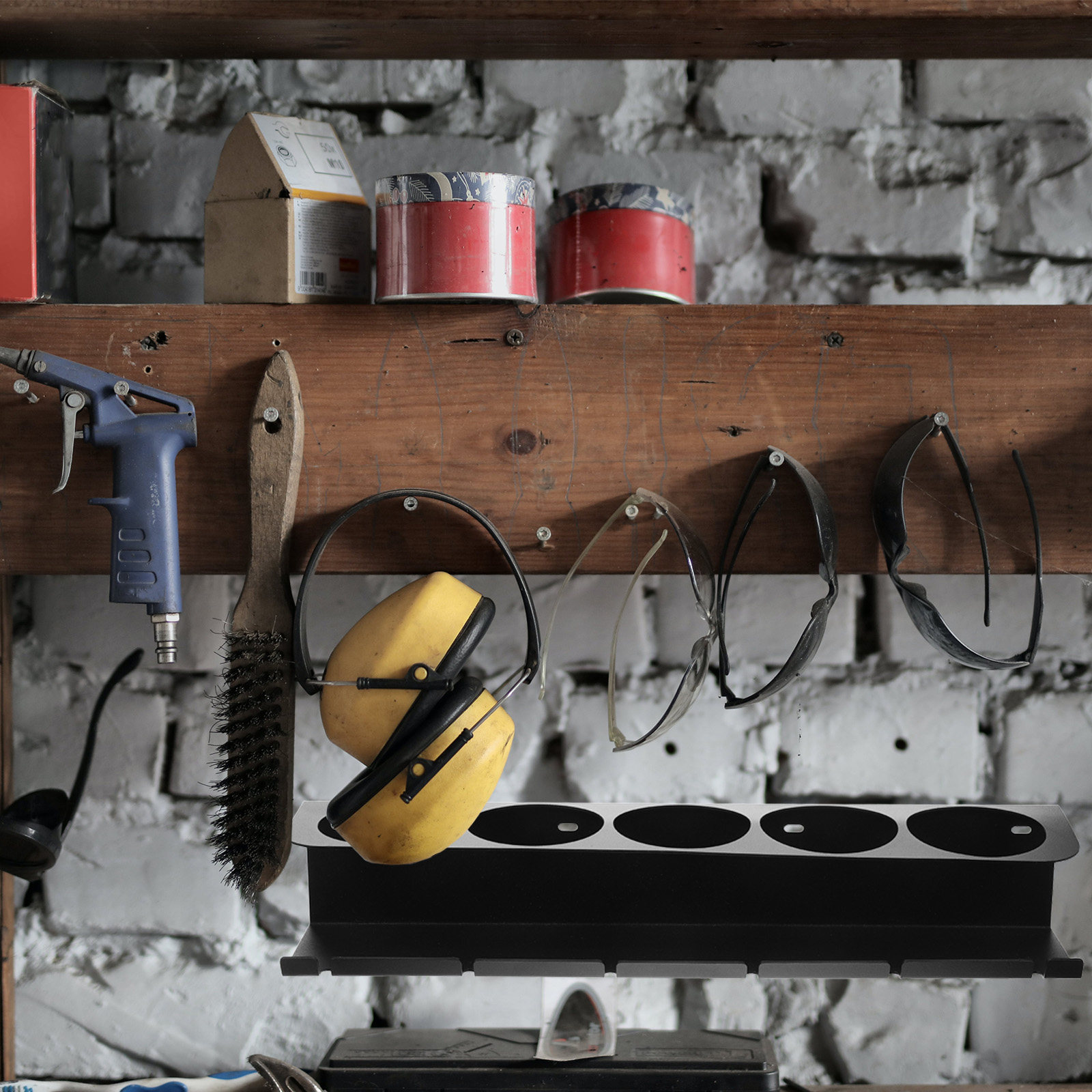 1Set Heavy Duty Metal Power To - Workshop Tools Rack ulasan dan harga