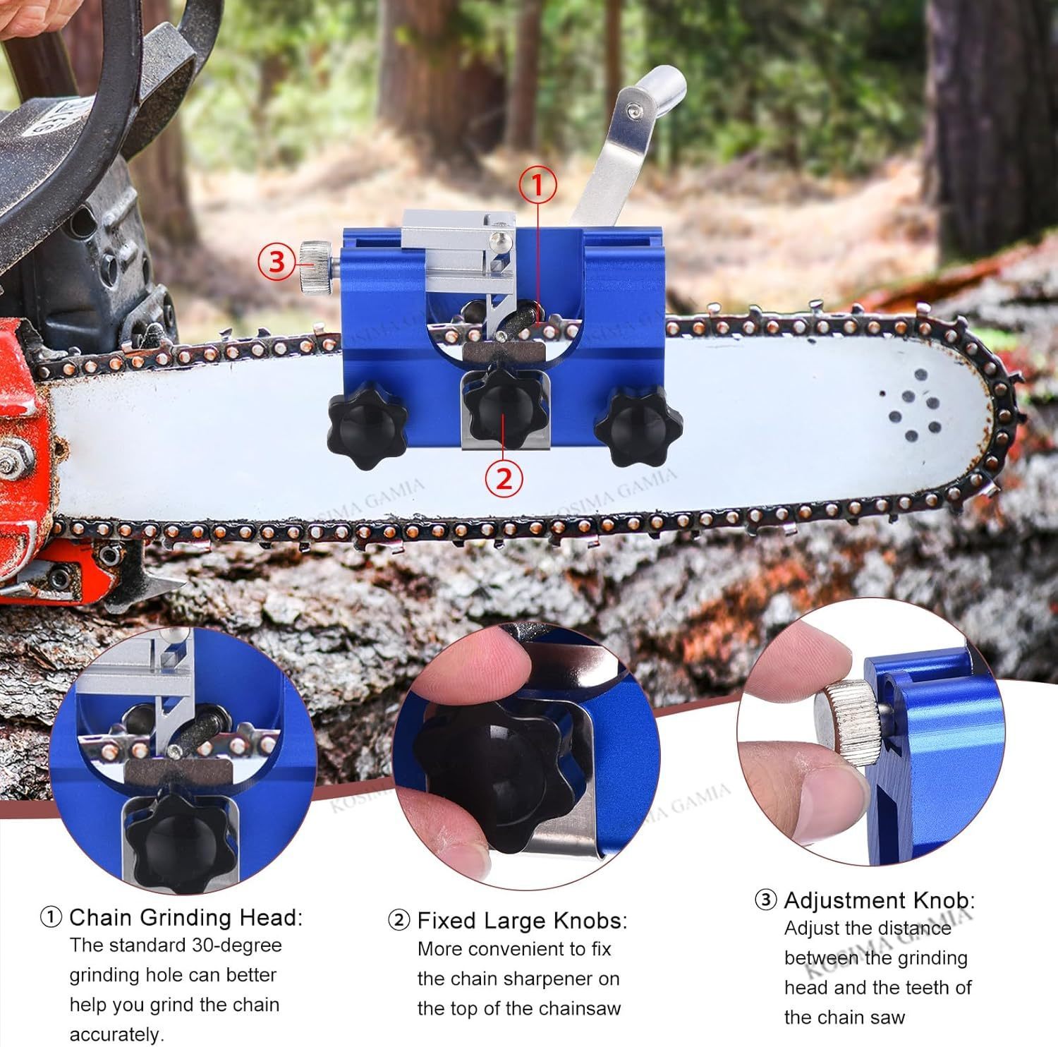 Portable Manual Chain Saw Blad - Workshop Cleaning Tools ulasan dan harga