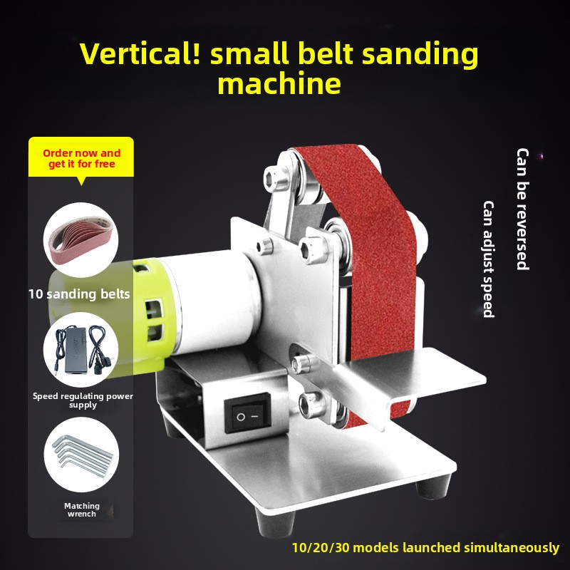 Mini Electric Belt Sander Poli - Workshop Tools Knife Sharpener ulasan dan harga