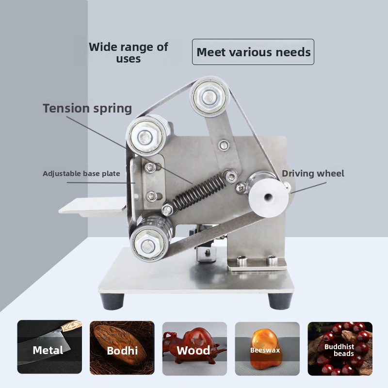 Mini Electric Belt Sander Poli - Workshop Tools Knife Sharpener ulasan dan harga