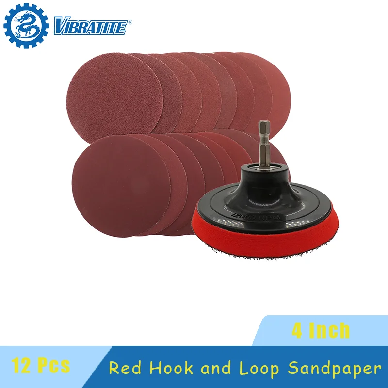 12Pcs 4Inch Sanding Disc Set H - Workshop Cleaning Tools ulasan dan harga